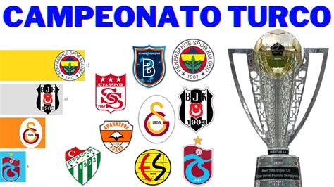 Campeões do Campeonato Turco de Futebol 1956 2021 Süper Lig YouTube