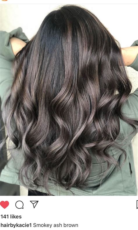 Smokey Ash Brown Ashbrown Smokey Ash Brown Ash Brown Hair Balayage