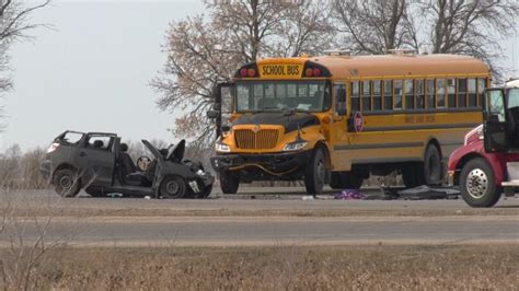 School Bus Involved In Highway Crash