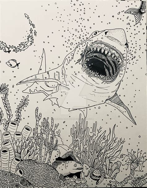 Great White Shark by LukeHardiman on DeviantArt