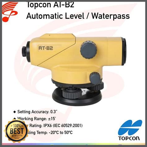 Jual Alat Topcon At B Automatic Level Waterpass Atb Atb Atb