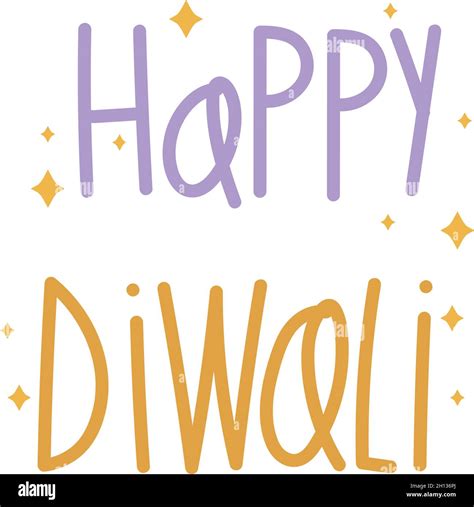 happy diwali lettering Stock Vector Image & Art - Alamy