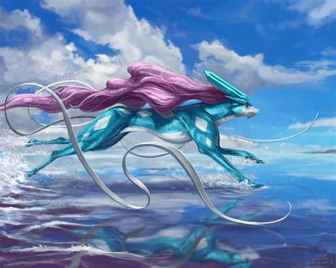 Suicune By Mcgmark On Deviantart Entei Pokemon My Pokemon Pokemon