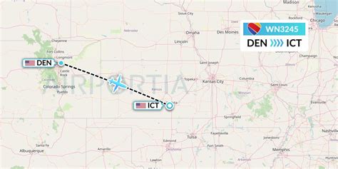 WN3245 Flight Status Southwest Airlines: Denver to Wichita (SWA3245)