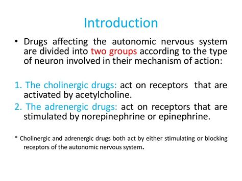 Pharmacology Cholinergic Agonist