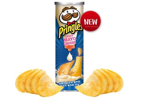 Pringles Sweet Mayo Cheese Potato Snack Pringles Sweet Mayonnaise 110g