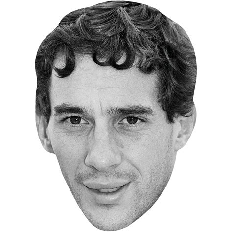 Ayrton Senna Bw Big Head Celebrity Cutouts