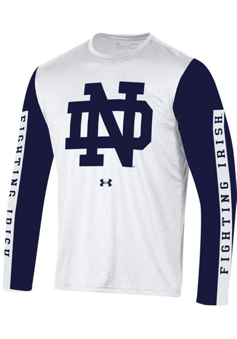 Under Armour Notre Dame Fighting Irish Gameday Tech Long Sleeve T Shirt