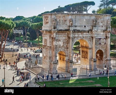 The Arch of Constantine, Rome Stock Photo - Alamy