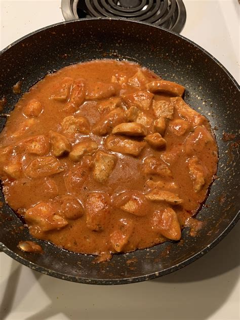 Burman’s Spicy Tikka Masala Simmer Sauce With Some Chicken My Fiancé Made It For Me And It Was