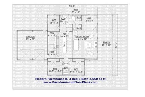 Barndominium Duplex Plans