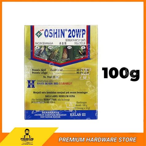 HALEX Oshin 20WP 100G 10 X 10G Dinotefuran 20 Racun Serangga Ulat