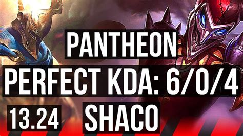 Pantheon Vs Shaco Top Games M Mastery Dominating