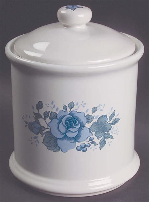 Blue Velvet Corelle Large Canister Lid By Corning Replacements Ltd