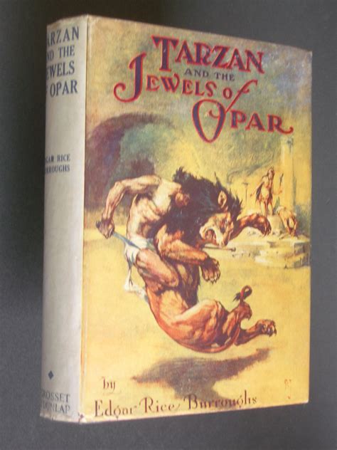 Tarzan And The Jewels Of Opar By Burroughs Edgar Rice Good Hard Cover