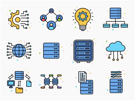 75 Big Data Icon Set - Flat Icons