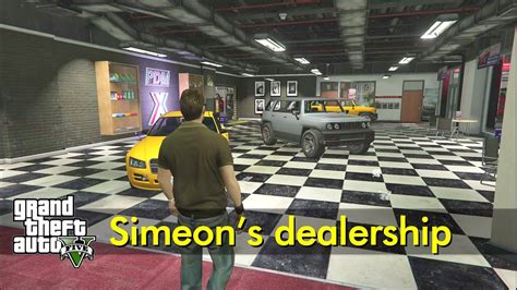 Simeon S Dealership Premium Deluxe Motorsport Gta V Youtube