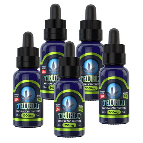 Blue Moon Hemp Trublu Natural Tinctures Natures Health And Body