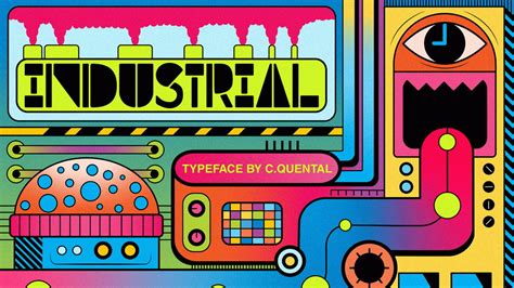 Industrial font: A bold and impactful typeface for creative projects ...