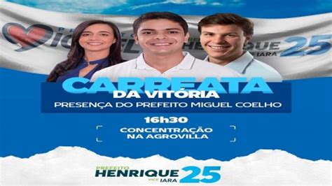 Henrique Diniz Promove Carreata Em Lagoa Grande Blog Do Waldiney Passos