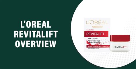 L'Oreal RevitaLift Eye Cream Reviews - How Does It Work?