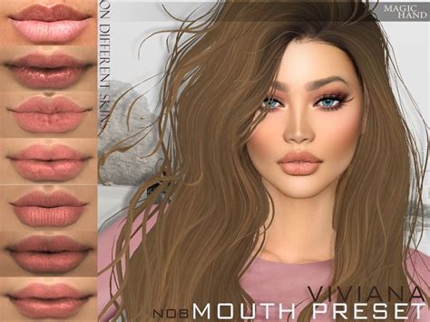 MagicHand S Viviana Mouth Preset N08 Sims 4 Cc Makeup Sims 4 Tsr