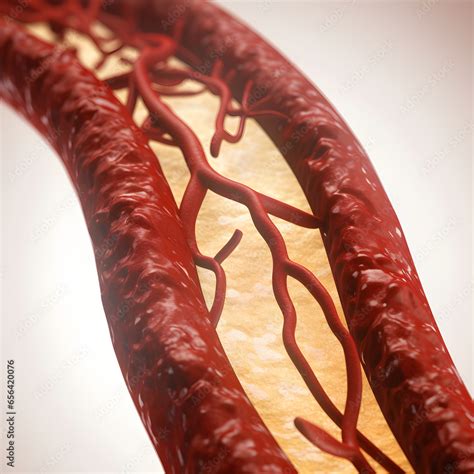 The Accumulation Of Cholesterol In The Blood Vessels Cholesterol