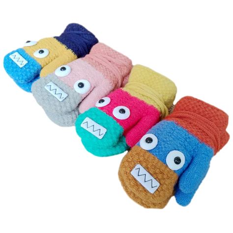 4 Pairs of Kindergarten Kids Gloves Winter Gloves Outdoor Warm Gloves ...