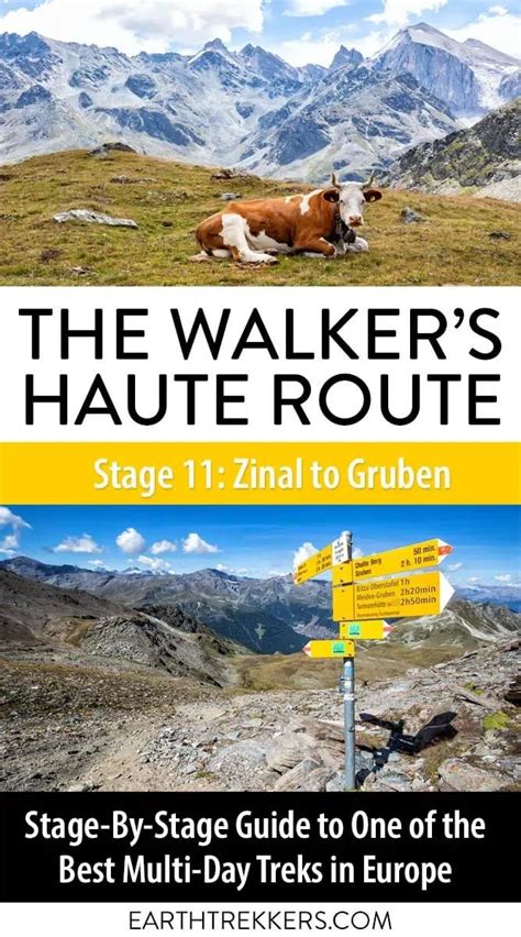 Walker S Haute Route Stage Zinal To Forcletta To Gruben Hiking