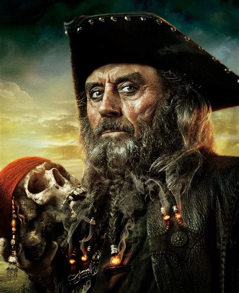 Blackbeard On Stranger Tides Pirates Pirates Of The Caribbean