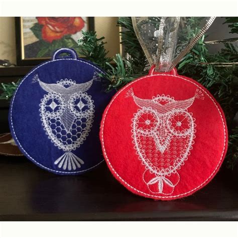 Christmas Owls embroidery designs set 4 items DIGITAL files - Inspire ...