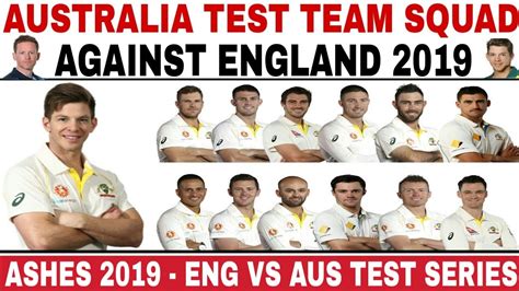 Australia Test Team Squad Announced Against England 2019 Australian