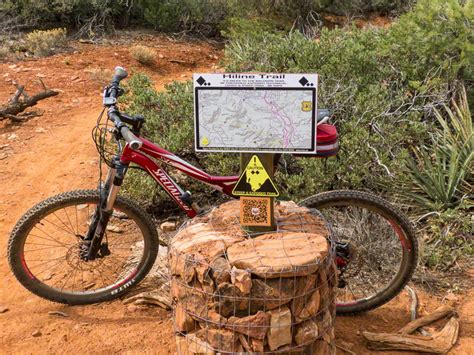 Mountain Biking On The Highline Trail In Sedona Flagstaff Altitudes