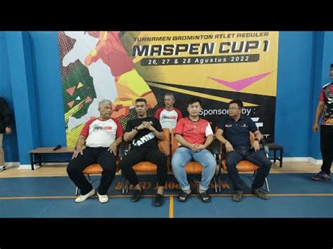 FELET MASPEN CUP 1 HADIR KETUA PBSI KOTA BEKASI ARDIANSYAH EXHIBITION