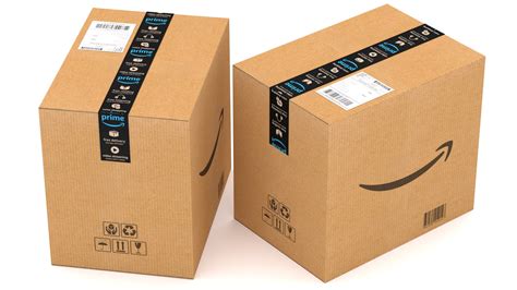 Amazon Cardboard Box - 3D Model by ALPHA3DST