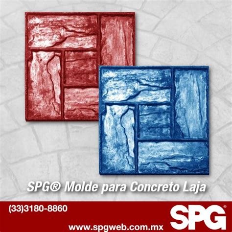 Molde Para Concreto Estampado Textura Laja Spg Moldes Para Concreto