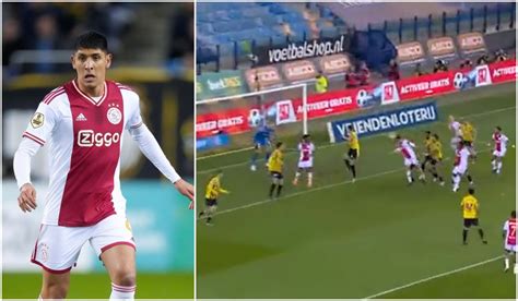 Golazo Edson Lvarez Anot Para Darle La Ventaja Al Ajax Contra El