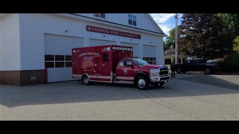 Conway Fire Rescue Medic And POV Responding Code 3 With Electronical Q