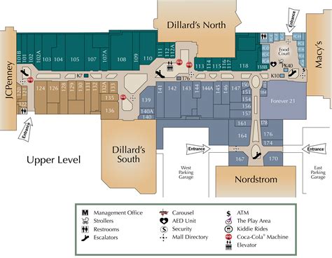 Oakbrook Mall Map Of Stores