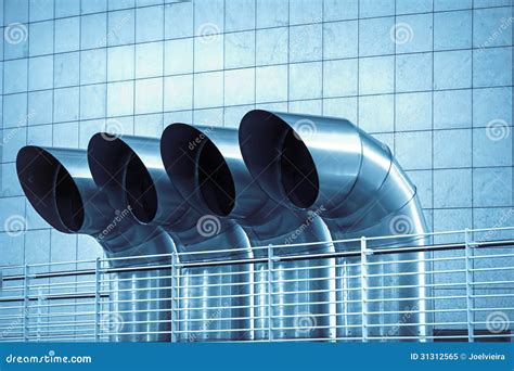 Ventilation Pipes Royalty Free Stock Photography CartoonDealer