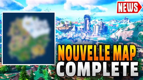 Voici La Nouvelle Map Fortnite Chapitre Saison Toutes Les Nouvelle