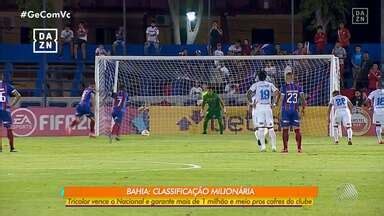 Globo Esporte Ba Bahia Vence O Nacional Paraguai E Se Garante Na