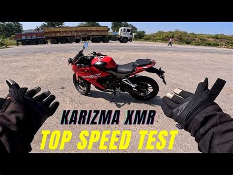 Hero Karizma Xmr Top Speed Test Aesa Hoga Socha Nhi Tha YouTube