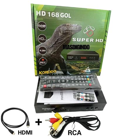 STB Super HD Komodo SET TOP BOX DVB T2 Super Komodo HD 168 UHF TV BOX