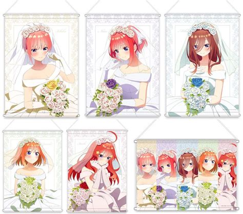 Tvアニメ「五等分の花嫁∬」 描き下ろしb2タペストリー ドレス （再販） ～アニメグッズ情報屋～