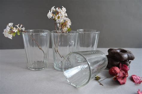 Soviet vintage drinking glasses – Granyonyi stakan – Set of 4 – Retro ...