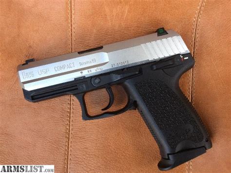 ARMSLIST For Sale HK USP Compact 9mm Two Tone Stainless