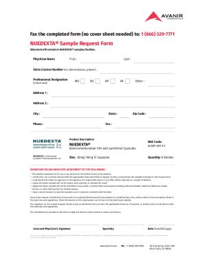 Fillable Online Sample Request Form FAX01 Fax Email Print PdfFiller