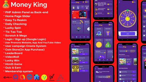 Money King Android Rewards Earning App With Admin Panel Code Market