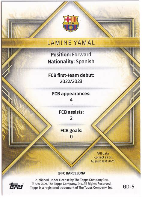 Yahoo オークション ヤマル Lamine Yamal RC2023 24 Topps Barce